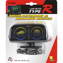 正品TYPE-R车载附灯 汽车平衡仪 坡度仪 水平仪 可调角度YH-9601