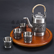泰国进口锡器暹罗锡，茶具套装商务生日会议奢华工艺品