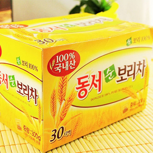  韩国原装进口 东西大麦茶 保健茶 排毒清肠保健解暑 30小袋 300G