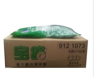  正品雀巢POLO糖6包薄荷糖 宝路糖果薄荷味750g 特价