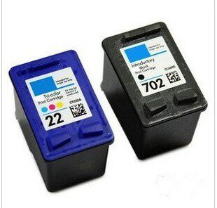 三皇冠 兼容 HP702 22墨盒 HP3508 j3500 j3608 j3606 j3600墨盒