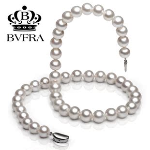  【宝芙兰】珍珠项链 强光几乎无瑕 近正圆 9-10包邮 送妈妈 好礼