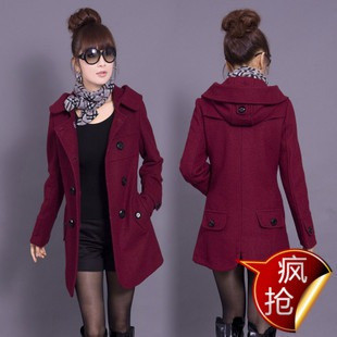 呢大衣,2011春装新品 <em>冬装</em>清仓<em>女装</em>毛呢大衣-