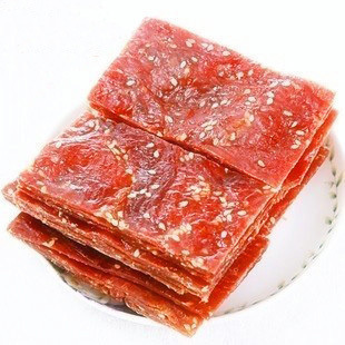  江浙沪4袋包邮 杭梦蜜汁猪肉脯干250g 靖江特产3味可选 零食食品