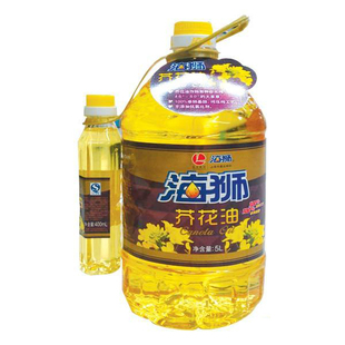  【天猫超市】海狮非转基因芥花油5L+400ML(捆绑装）压榨 食用油
