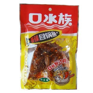  外交家食品 口水族回锅鱼香辣味40克 好吃嘴的最爱