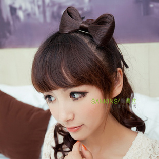 Non-mainstream black hair jiefa wig Butterfly ornaments for holiday letting Korean retro hair accessories 2012 new