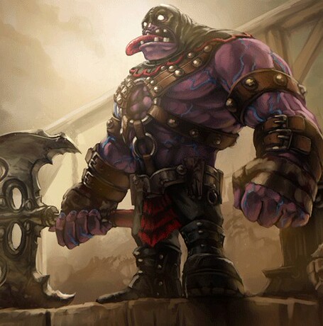 英雄联盟 lol 祖安狂人 永久皮肤 嗜血行刑 蒙多