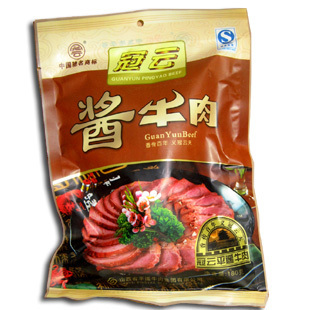  山西特产 冠云平遥牛肉 冠云酱牛肉180克 新包装 新日期