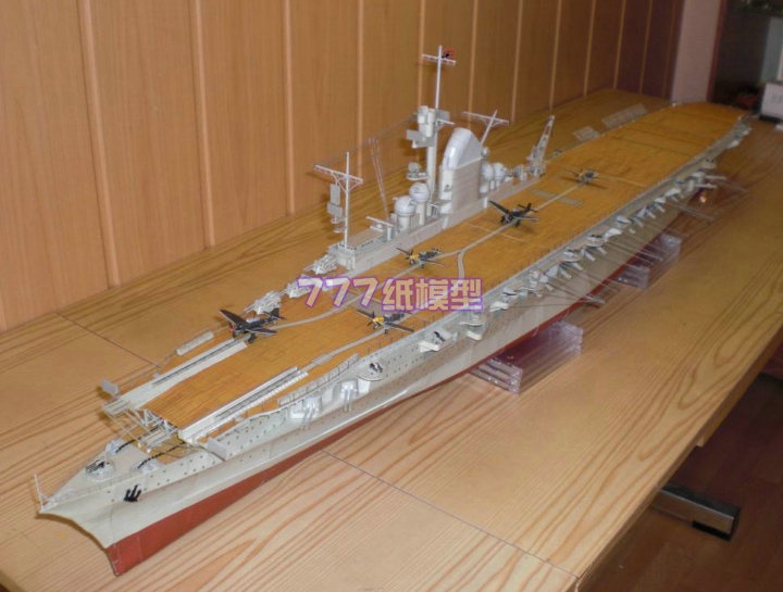 【777纸模型】二战德国格拉夫齐柏林号航空母