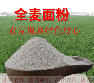  12年新小麦 农家现磨 全麦面粉 全麦面包粉 全麦粉含麦麸皮
