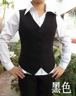 冲冠特价职业<em>女马甲</em> OL通勤背心 立体<em>裁剪</em>修身