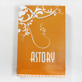 美瑞贝尔礼品袋 围巾丝绸丝巾包装袋/手提袋 ASTORY咖色礼品袋