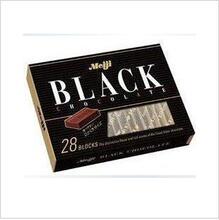 Meiji Black 日本原装明治黑巧克力140g 28块进口零食品全国包邮