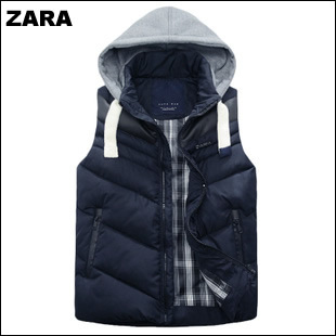  ZARA男装正品新款男士马甲韩版秋冬修身马夹坎肩休闲时尚加厚