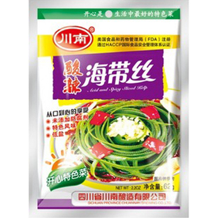  川南 酸辣海带丝|泡菜 开胃 下饭菜 不含防腐剂 即食小菜 62g