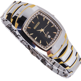  包邮正品钨钢表 手表 男表 防水 方型男表 水钻表 表时装表韩式表