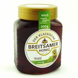  天猫年货 德国原装进口蜂蜜Breitsamer贝斯玛天然黑森林蜂蜜500g