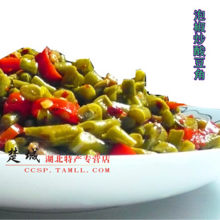  楚忆坊私房菜下饭菜——泡椒炒酸豆角。饭扫光！有点酸有点辣
