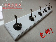 爆款创意时尚木板门后无痕挂衣钩卫浴挂钩衣帽架衣服钩包