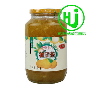  韩国原装进口 韩国全罗道蜂蜜 1kg 柚子茶 60%果肉含量