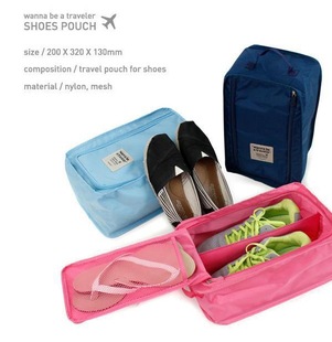 法蒂希防水鞋袋韩国旅行用品鞋包中包，旅游拖鞋收纳包