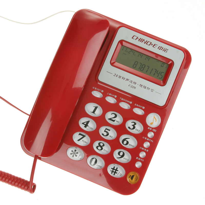 新品 中诺 C228 电话机 来电 显示 免电池 固定