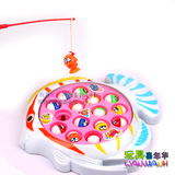 音乐电动钓鱼游戏 亲子游戏玩具 益智玩具钓鱼玩具5