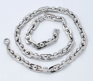 钛钢项链316l钢项链男款，男式项链绅士项链不锈钢项链1011