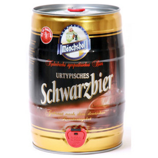  德国进口猛士啤酒 慕尼黑畅销5L桶装黑啤酒Monchshof Schwarzbier