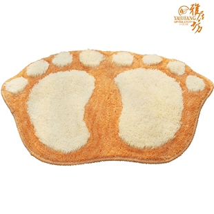 Agile square door carpet doormat mat non-slip foot pads to stick  door with big feet pads