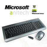 皇冠,价值850元微软ANITECH2.4G精英版无线套装键盘+鼠标10米距离