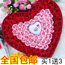 包邮100朵香皂花生日礼物浪漫礼品送老婆女友女生男生创意实用