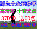 西蒙大卫利百特老虎伍兹11套全集高尔夫教学教程DVD光盘37碟送包