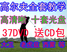 西蒙大卫利百特老虎伍兹11套全集高尔夫教学教程DVD光盘37碟送包