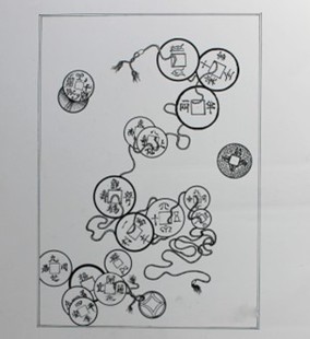 平面构成作业密集 平构密集作业 结集 手绘平面