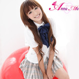 Anna Mu女春夏秋款可爱公主性感内衣上衣短裙学生装制服诱惑包邮