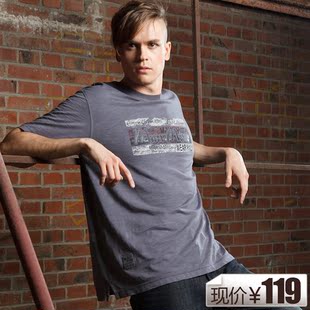 Special 119! Ma Ke m cable men's 2012 new summer clothes, XXL solid color cotton men s short sleeve t shirt authentic