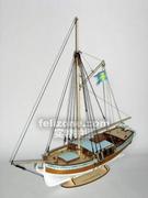 古典木质帆船模型拼装套材信风模型 海之精灵号 游艇 DIY玩具
