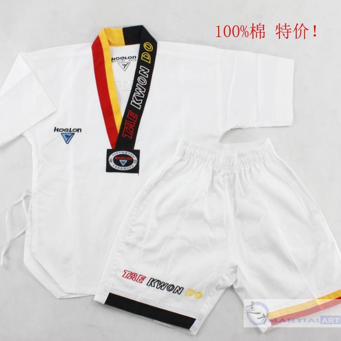 跆拳道服短袖 成人儿童 100cm 170cm 180cm断码清仓特价在类目 运动/瑜伽/健身/球迷用品, 跆拳道/武术/搏击, 跆拳道, 跆拳道服中 - 来自Buy2taobao.com提供专业的淘宝代购服务