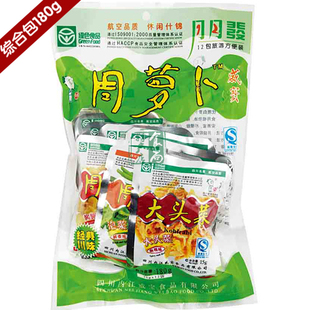  四川 特产 威宝周萝卜 酱菜 综合装180g 6种口味12包下饭必备