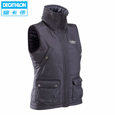 迪卡侬男女马术背心保暖马甲骑士服装FOUGA