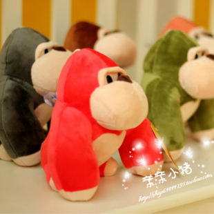 毛绒玩具彩色猴子大猩猩公仔大明猩公仔吸盘玩