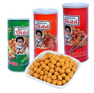  【全国23省包邮】泰国零食大哥花生豆三个口味 烧烤味 鸡味 虾味