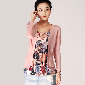 广州慕唯商贸韩版淑女有<em>大码针织开衫两件套</em>薄