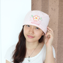 甜美妈妈用品 月子必备 纯棉月子帽 产妇帽 孕妇帽 孕产妇帽子
