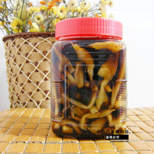  接待专用安徽特产[正宗铜陵生姜手工腌制黑醋糖醋嫩姜片]酱菜下饭