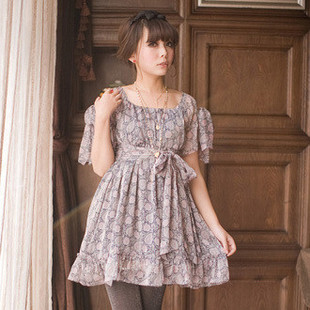 淑女<em>裙子</em> <em>雪纺</em>的 连衣裙 夏季 不要<em>太长</em>–淘宝服