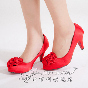 2011 new style wedding shoes, Bridal Shoes and wedding shoes red dress cheongsam shoes