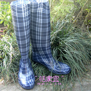出口日本新单女时尚，雨鞋雨靴高筒，高跟小脚3435码